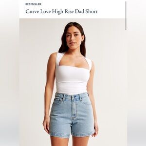 LIKE NEW Curve Love High Rise Dad Shorts